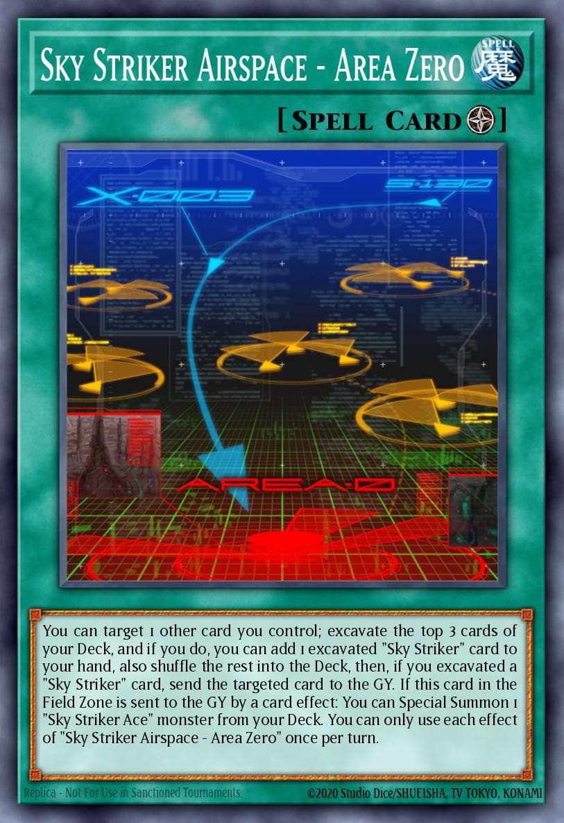 Sky Striker Airspace - Area Zero card art