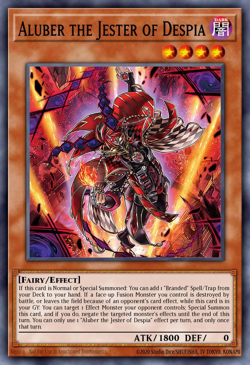 Aluber the Jester of Despia card art