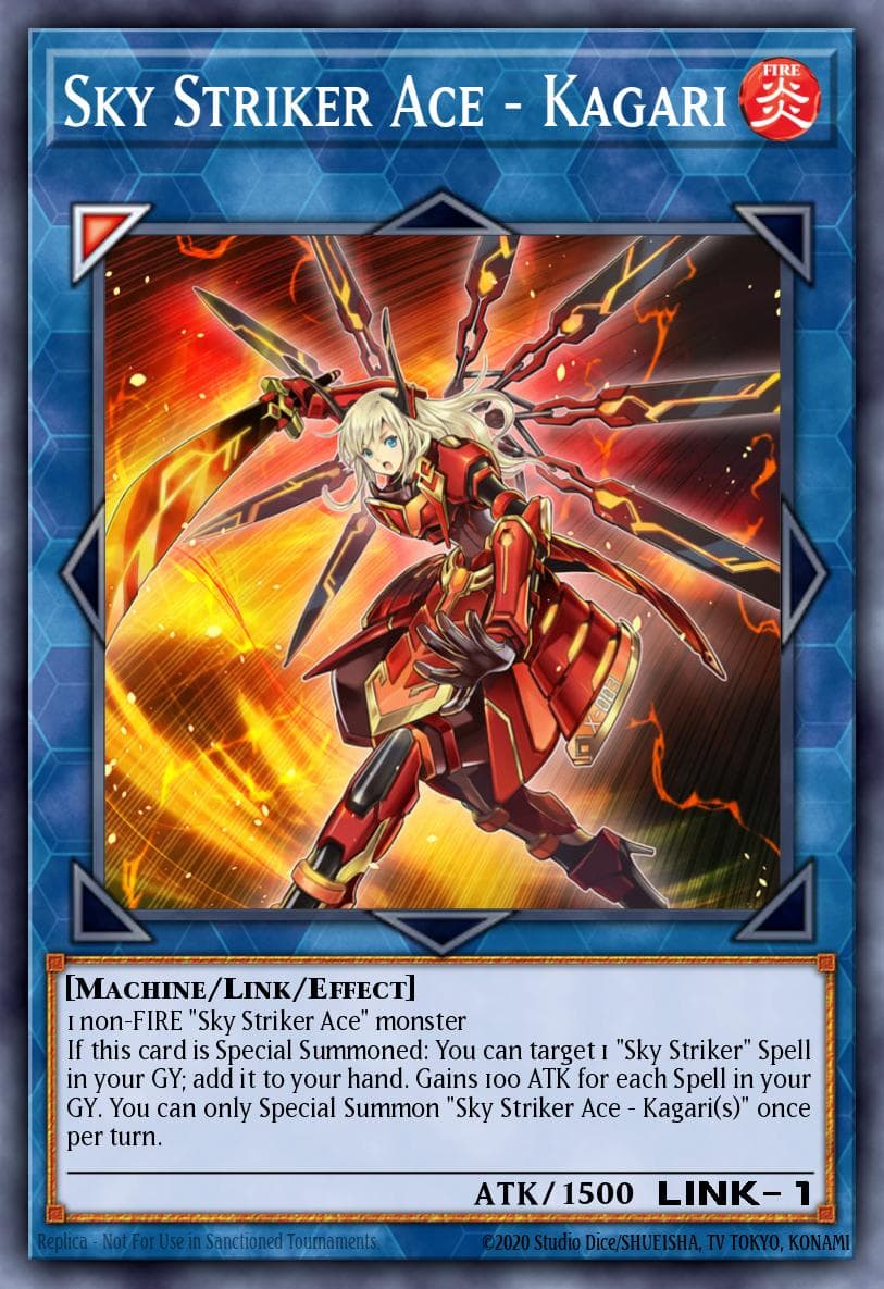 Sky Striker Ace - Kagari card art